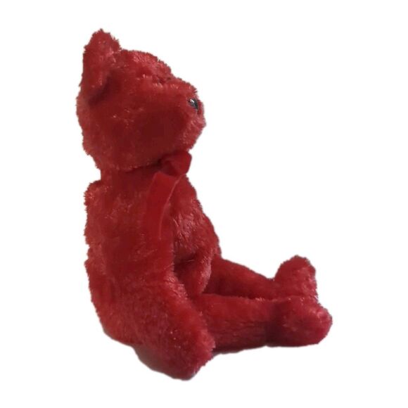 Ty Beanie Babies Collection Sizzle Red Bear Retired Plush 2001 NF New Face - Picture 3 of 8